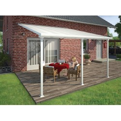 Palram - Canopia 10x24 Feria Patio Cover Kit - White (HG9324)