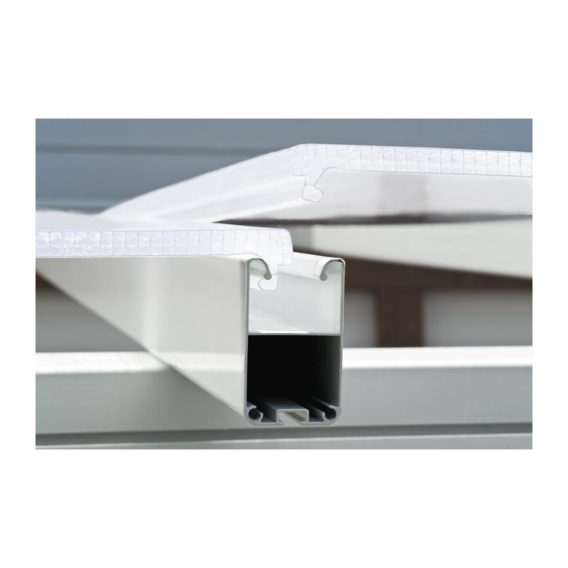 Palram - Canopia SanRemo 10' x 10' Patio Enclosure - White with Screen Doors (6) (HG9074)