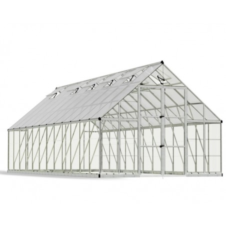 Palram - Canopia Balance 10' x 24' Greenhouse Kit - Silver (HG6224)