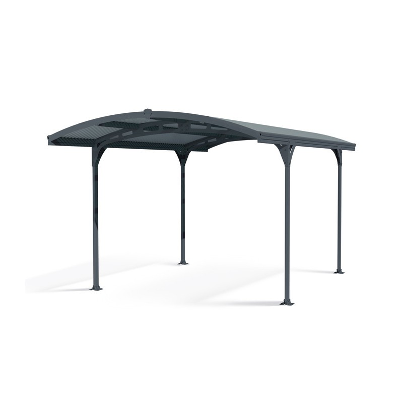 Palram - Canopia 10' x 16' Atlas 5000 Carport  Kit - Gray/Bronze (HG9136)