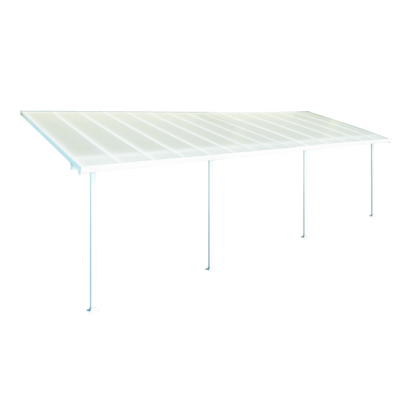Palram - Canopia 10x28 Feria Patio Cover Kit - White (HG9328)