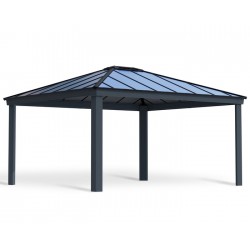 Palram - Canopia Dallas 14x16 Gazebo- Gray (HG9156)