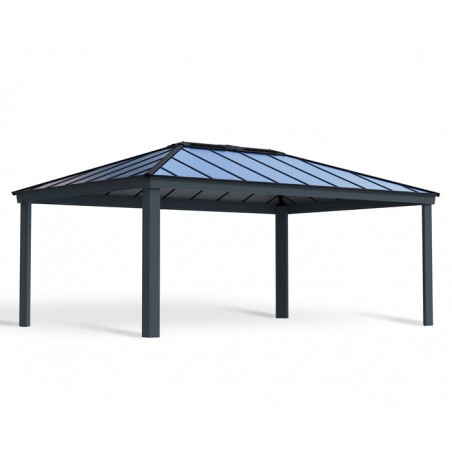 Palram - Canopia Dallas 14x20 Gazebo- Gray (HG9157)