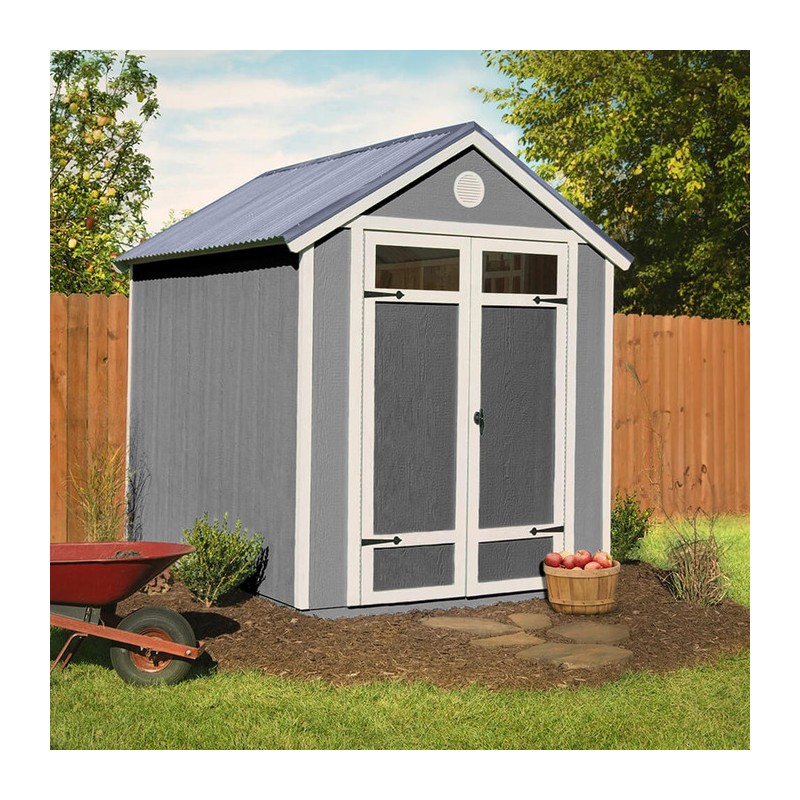 Handy Home 6' x 8' Gable w/ Metal Roof & Floor (19465-8)