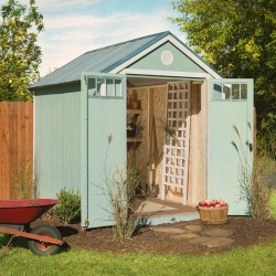 Handy Home 6' x 8' Gable w/ Metal Roof & Floor (19465-8)