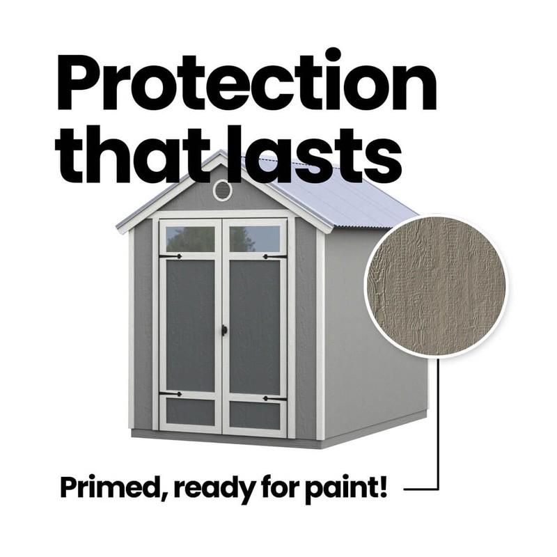 Handy Home 6' x 8' Gable w/ Metal Roof & Floor (19465-8)