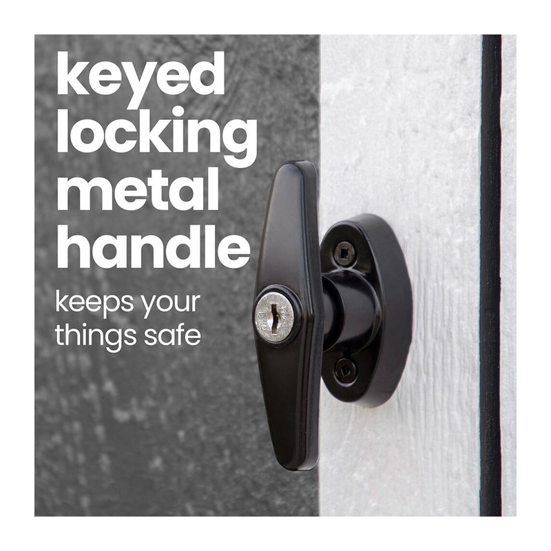 Handy Home 6' x 8' Gable w/ Metal Roof & Floor (19465-8)