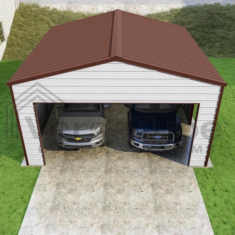 Versatube 20x21x9 Frontier Classic Steel Garage Kit (FBM1202008516)