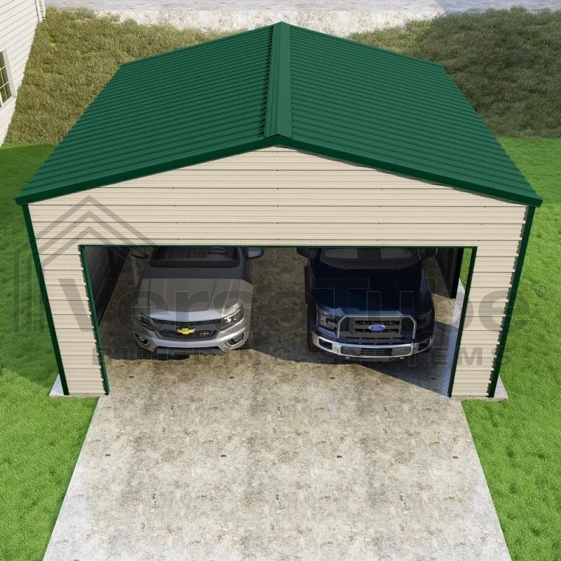 Versatube 20x21x9 Frontier Classic Steel Garage Kit (FBM1202008516)