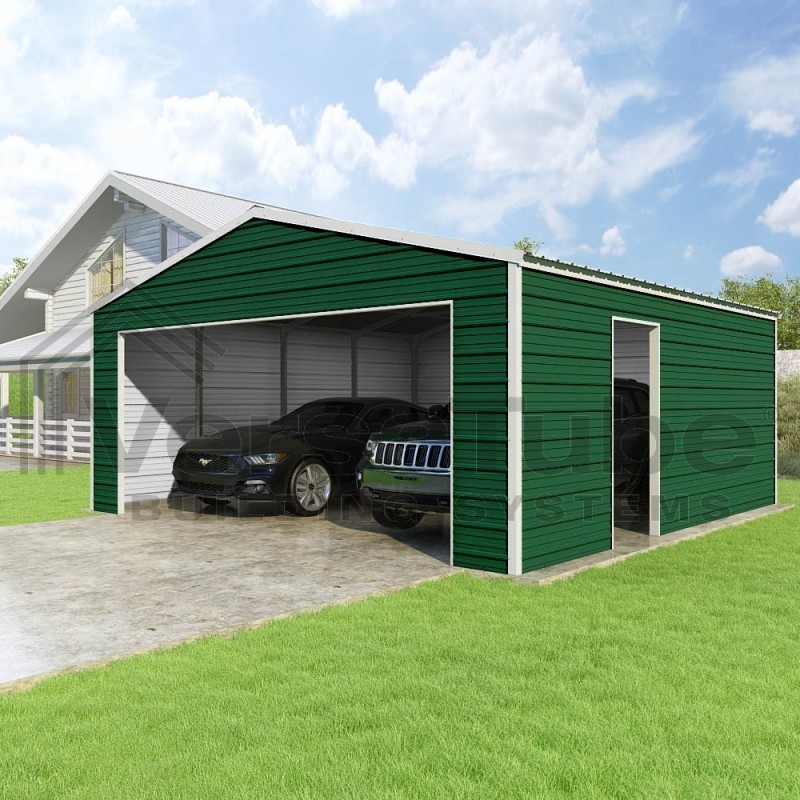 Versatube 20x21x9 Frontier Classic Steel Garage Kit (FBM1202008516)