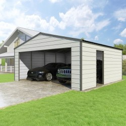 Versatube 20x21x9 Frontier Classic Steel Garage Kit (FBM1202008516)