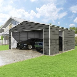 Versatube 20x21x9 Frontier Classic Steel Garage Kit (FBM1202008516)