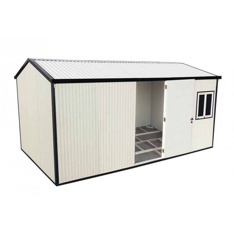 DuraMax 16x10 Insulated Gable Roof Shed w/ Foundation Kit (30952)