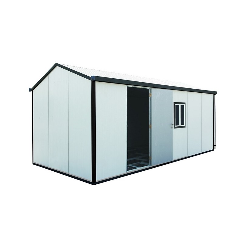 DuraMax 19x10 Insulated Gable Roof Shed w/ Foundation Kit (30962)