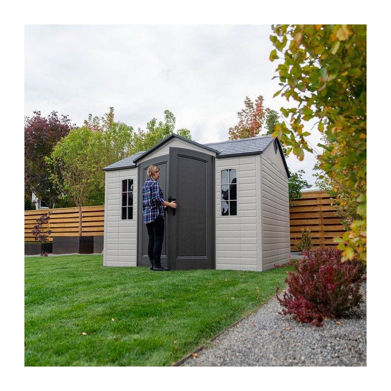 Lifetime 10x8 Outdoor Plastic Storage Shed Kit (60393)