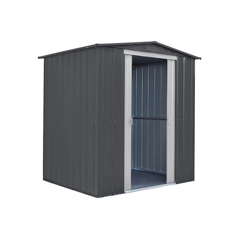 Globel 6x5 Metal Storage Shed with Double Sliding Doors (G65DF2S)