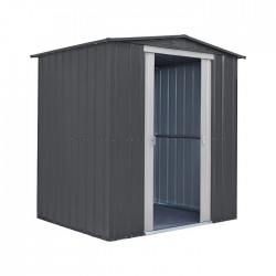 Globel 6x6 Metal Storage Shed with Double Sliding Doors (G66DF2S)