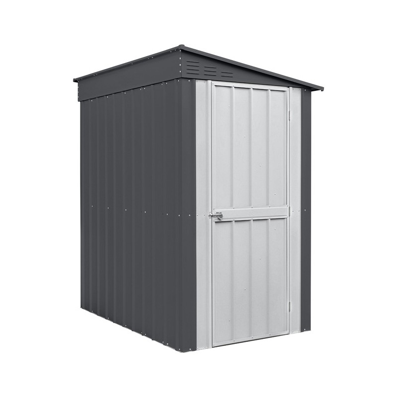 Globel 4x6 Metal Storage Lean-To Shed Single Hinged Door (L46DF3H)