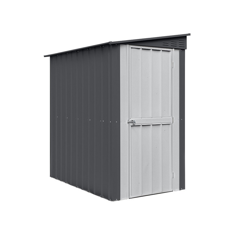 Globel 4x6 Metal Storage Lean-To Shed Single Hinged Door (L46DF3H)