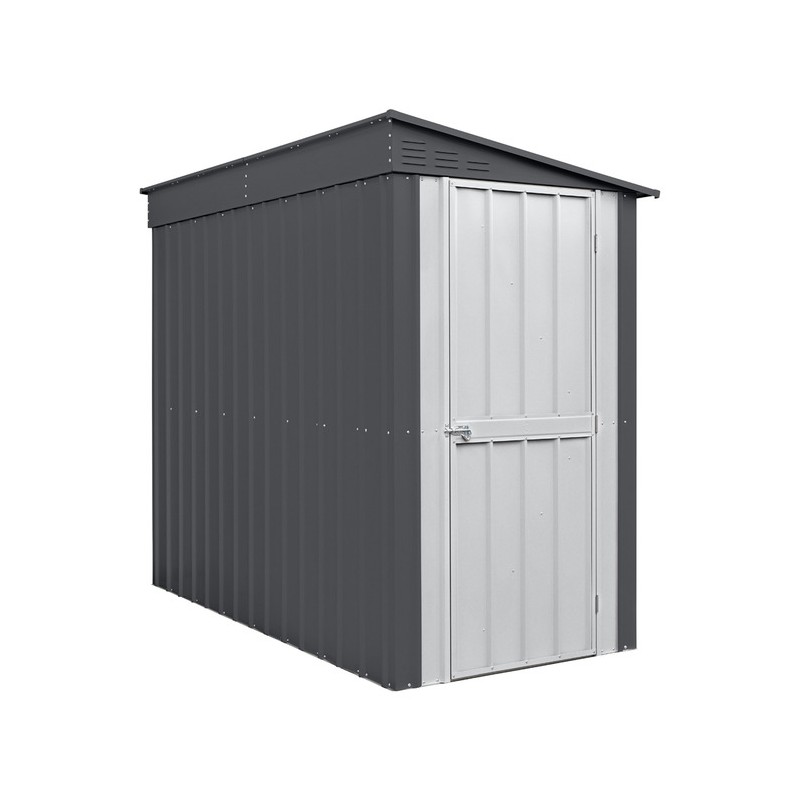 Globel 4x8 Metal Storage Lean-To Shed Single Hinged Door (ML48DF3H)