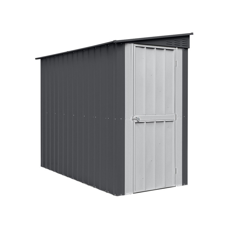 Globel 4x8 Metal Storage Lean-To Shed Single Hinged Door (ML48DF3H)