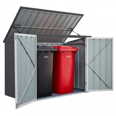 Globel 6x3 Bin Storage Locker Double Hinged Doors (BIN2DF3H)