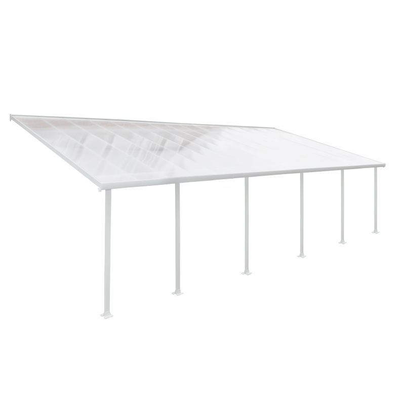 Palram - Canopia 13x34 Feria Patio Cover Kit - White (HG9234)