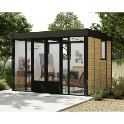 Palram - Canopia Copenhagen 9x12 Garden Office Studio Kit (HG9025)