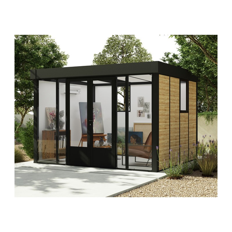 Palram - Canopia Copenhagen 9x12 Garden Office Studio Kit (HG9025)