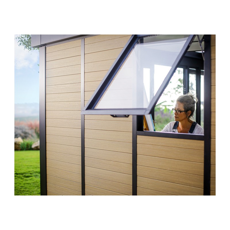 Palram - Canopia Copenhagen 9x12 Garden Office Studio Kit (HG9025)