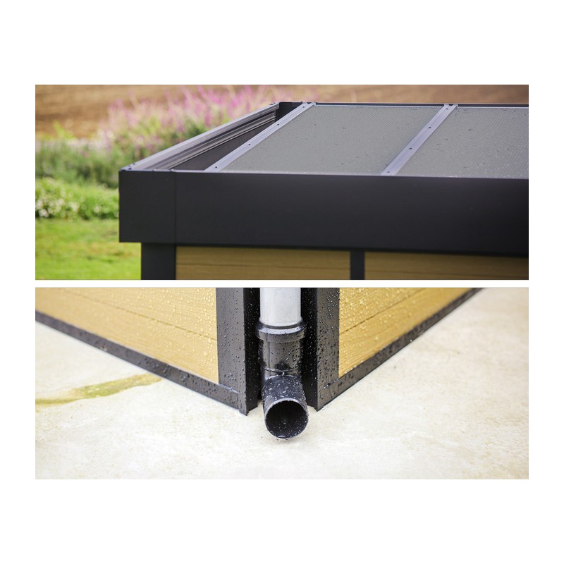 Palram - Canopia Copenhagen 9x12 Garden Office Studio Kit (HG9025)