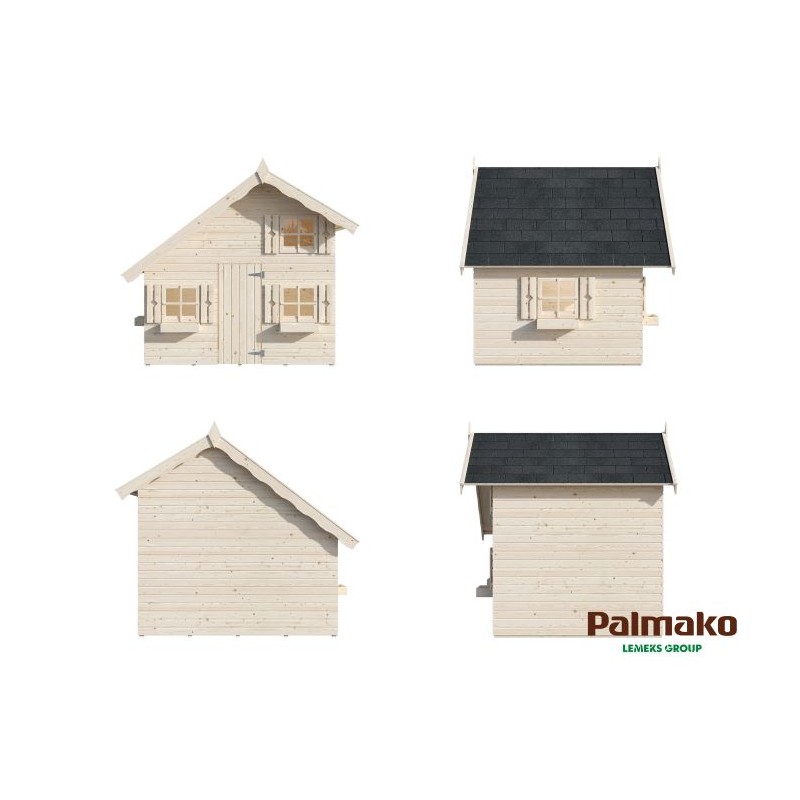 Palmako Tom 7x6 Playhouse (EL16-2218)