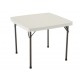 Lifetime 37 in. Square Folding Card Table - Almond (22301)