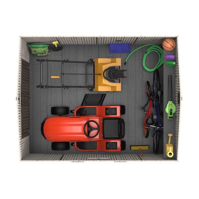 Lifetime 10x8 Rough Cut Outdoor Storage Shed (60334U)