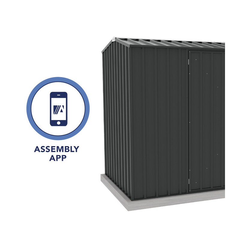 Absco Premier 10' x 5' Metal Storage Shed Kit - Monument (AB1003)