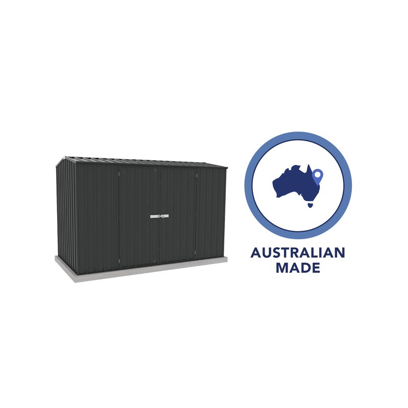 Absco Premier 10' x 5' Metal Storage Shed Kit - Monument (AB1003)