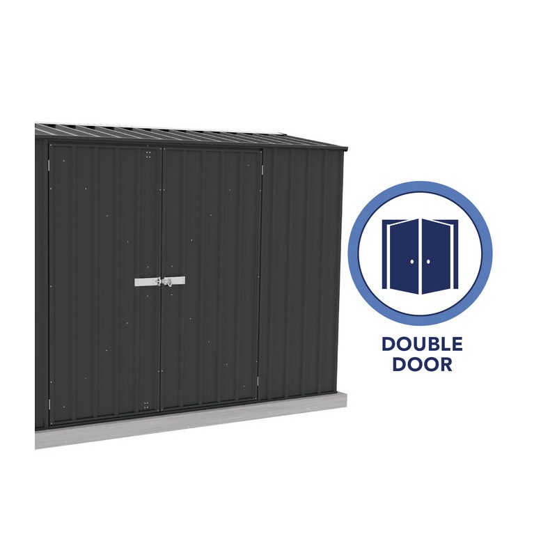Absco Premier 10' x 5' Metal Storage Shed Kit - Monument (AB1003)