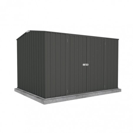 Absco Premier 10' x 7' Metal Storage Shed Kit - Monument (AB1004)