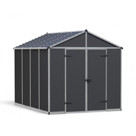 Palram - Canopia Rubicon 8' x 10' Shed - Gray (HG9731GY)