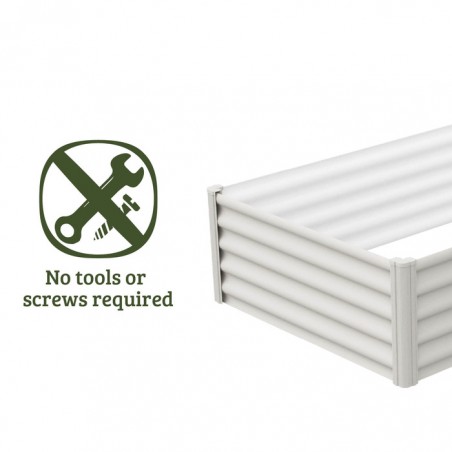 Absco Organic 6x3 Metal Garden Bed - Surfmist (AB1307) Absco Organic 6x3 Metal Garden Bed - Surfmist (AB1307)