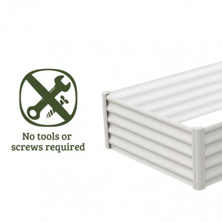 Absco Organic 6x3 Metal Garden Bed - Surfmist (AB1307)