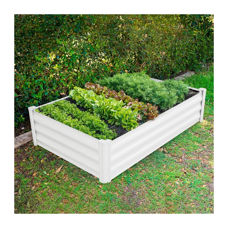 Absco Organic 4 x 3 Metal Garden Bed - Surfmist (AB1304)