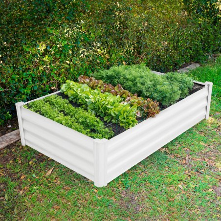 Absco Organic 4 x 3 Metal Garden Bed - Surfmist (AB1304)