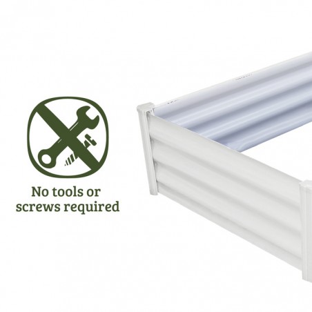 Absco Organic 4 x 3 Metal Garden Bed - Surfmist (AB1304) Absco Organic 4 x 3 Metal Garden Bed - Surfmist (AB1304)