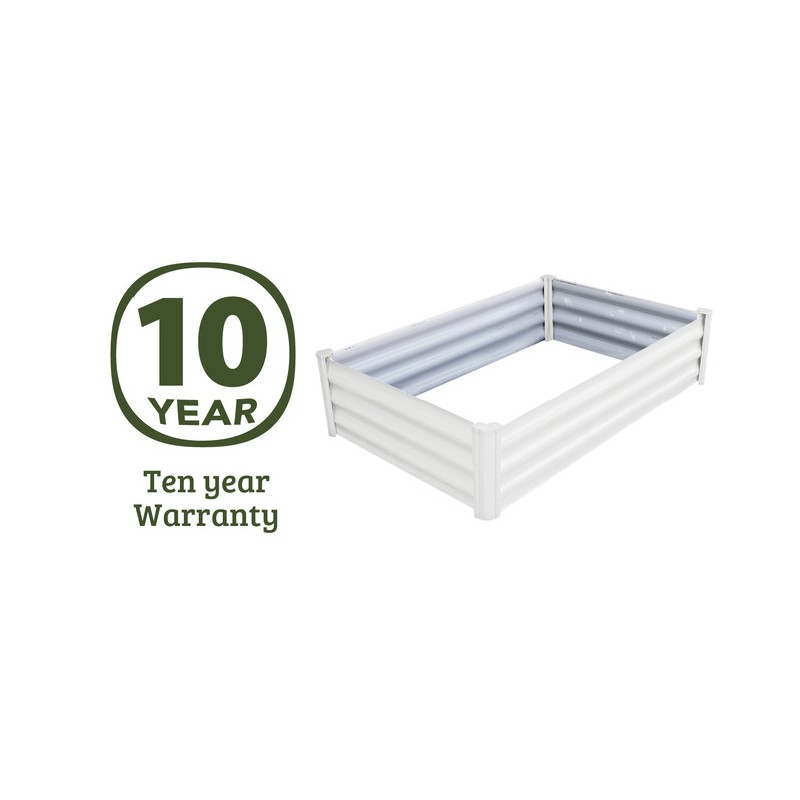 Absco Organic 4 x 3 Metal Garden Bed - Surfmist (AB1304)