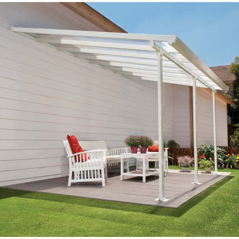 Palram - Canopia 13x26 Feria Patio Cover Kit - White (HG9226)