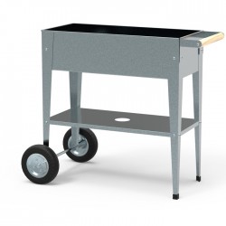 Herstera Garden Trolley - Galvanized (HER1000)