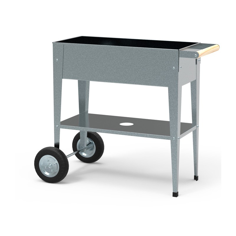 Herstera Garden Trolley - Galvanized (HER1000)