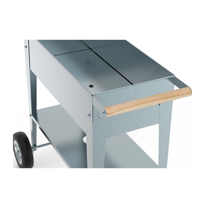 Herstera Garden Trolley - Galvanized (HER1000)