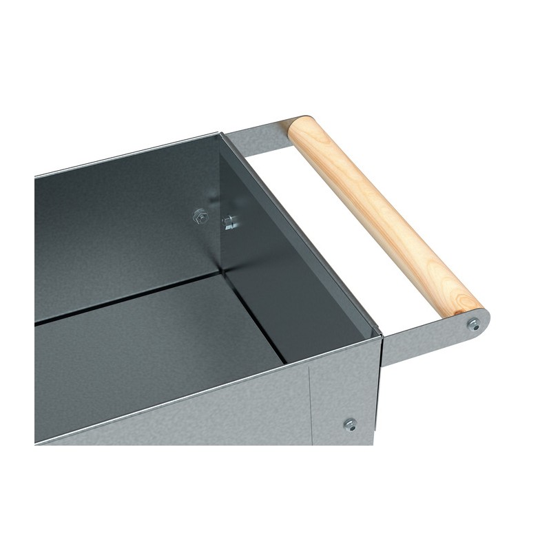 Herstera Garden Trolley - Galvanized (HER1000)